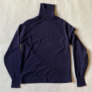 Vintage Navy Blue Turtleneck Sweater